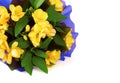 Bouquet of yellow fresia flower