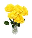 Bouquet of yellow roses