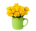 Bouquet of yellow roses Royalty Free Stock Photo