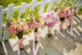 Bouquets of bridesmaid Royalty Free Stock Photo