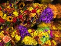 Bouquets of Flowers sold at Market Royalty Free Stock Photo