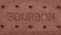 Bourbon biscuit abstract Royalty Free Stock Photo