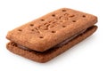 Bourbon cream biscuit Royalty Free Stock Photo