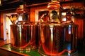 Bourbon making Copper Vats