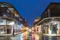 Bourbon Street in French Quarter, New Orleans Royalty Free Stock Photo