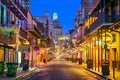 Bourbon Street New Orleans Royalty Free Stock Photo