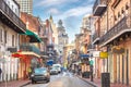 Bourbon Street, New Orleans, Louisiana, USA Royalty Free Stock Photo