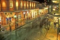 Bourbon Street at Night, New Orleans, Louisiana