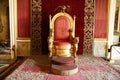 Bourbon throne Royalty Free Stock Photo