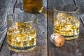 Bourbon in a Lowball Glass Royalty Free Stock Photo