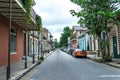 Bourbons Street, New Orleans. Tourist attraction of the ancient French Quarter. Louisiana, United States