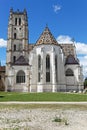 Vertical view of the church of Brou Royal Monastery Royalty Free Stock Photo