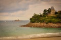 Bourgeois Mansion Facing the Sea in Dinard Royalty Free Stock Photo