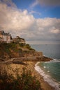 Bourgeois Mansion Facing the Sea in Dinard Royalty Free Stock Photo