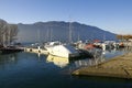 The Bourget lake in France