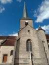 Church Gigny, small village, hamle, small town of France Royalty Free Stock Photo