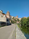 Semur en Auxois, small village, hamle, small town of France Royalty Free Stock Photo