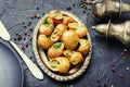 French snail dish Royalty Free Stock Photo