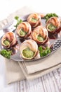 Bourgogne snail, french gastronomy Royalty Free Stock Photo