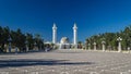 Bourguiba mausoleum monumental grave in Monastir, Tunisia