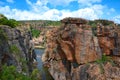 Bourke`s Luck Potholes Geological Formations, Blyde River Canyon Area, River Bridge, Mpumalanga Area, South Africa