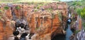 Bourke`s Luck Potholes in South Africa - Raging waters have created a strange geological site. Royalty Free Stock Photo