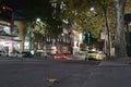 Bourke street at night Royalty Free Stock Photo