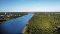 The Bourne Bridge in Buzzards Bay Royalty Free Stock Photo