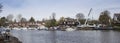 Bourne End Marina on Thames Royalty Free Stock Photo