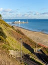 Bournemouth beach pier and coast Dorset England UK Royalty Free Stock Photo