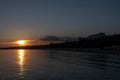 Bournemouth Dorset UK at Sunset evening