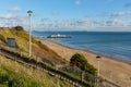 Bournemouth pier and coast Dorset England UK Royalty Free Stock Photo