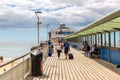 Bournemouth Pier in a summer day in Bournemouth, UK