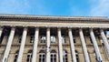 The Bourse of Paris located in Brongniart palace in Paris, France. Royalty Free Stock Photo