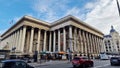 The Bourse of Paris located in Brongniart palace in Paris, France. Royalty Free Stock Photo