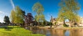 Bourton on the water, Cotswolds Royalty Free Stock Photo