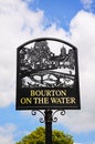 Bourton on the Water sign.