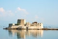 Bourtzi castle, greece Royalty Free Stock Photo