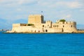 Bourtzi castle, greece Royalty Free Stock Photo