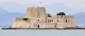 Bourtzi castle in nafplio greece Royalty Free Stock Photo
