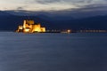 Bourtzi fortress at Nafplio city in Greece Royalty Free Stock Photo