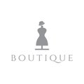 Boutique dress mannequin with hat logo design vector graphic symbol icon sign illustration creative idea