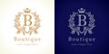 The boutique logo. Royalty Free Stock Photo