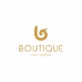 Boutique Luxury Logo Design. B Icon