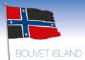 Bouvet Island flag, Antarctica, Norway