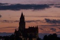 Bouzov castle in Northern Moravia, Czech Republic Royalty Free Stock Photo