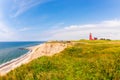 Bovbjerg Lighthouse in Lemvig Denmark Royalty Free Stock Photo