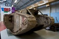 BOVINGTON, ENGLAND -12 March 2013- Established in 1947, the Tank Museum in Bovington, Dorset, displays a collection of armored fig Royalty Free Stock Photo