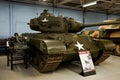 BOVINGTON, ENGLAND -12 March 2013- Established in 1947, the Tank Museum in Bovington, Dorset, displays a collection of armored fig Royalty Free Stock Photo