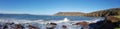 Bovisands panoramic South West Coastal Path , Devon uk Royalty Free Stock Photo